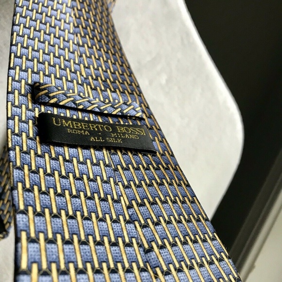 Umberto Bossi Handmade All-Silk Executive Tie - Picture 8 of 8